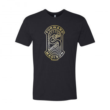 Youth Forward Madison FC Crest T-Shirt - Black / Gold